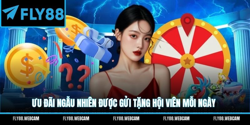 Ưu đãi ngẫu nhiên được gửi tặng hội viên mỗi ngày